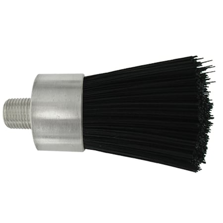 Gordon Brush 1" Diameter Body, .010" Nylon Fill, .125" Orifice, Male Thread LBM-8NY